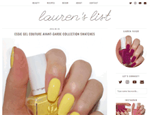 Tablet Screenshot of laurens-list.com